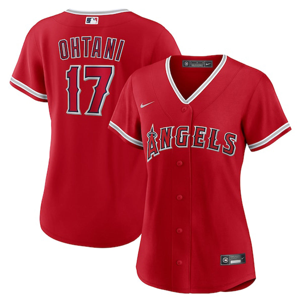 Women's Los Angeles Angels Shohei Ohtani Cool Base Replica Jersey Red