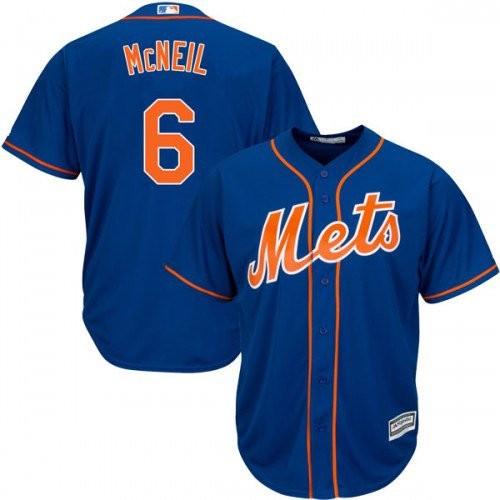 Mens New York Mets Jeff McNeil Cool Base Replica Jersey Blue